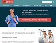 Tablet Screenshot of certboard.org